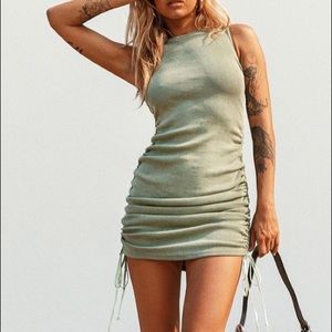 PRINCESS POLLY LIONESS MILITARY MINDS DRESS SAGE M